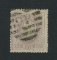 1867/70 - Afinsa nº 33. D. Luís I, fita curva denteado. Selo de 100 reis usado. Em boas condições.