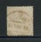 1870/6 - Afinsa nº 42. D. Luis I, fita direita.Selo de 80 reis usado. Papel liso, denteado 12 1/2. Carimbo da Figueira da Foz. Canto curto.