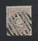 1867/70 - Afinsa nº 33. D. Luís I, fita curva denteado. Selo de 100 reis usado. Carimbo nº 173 - Estremoz (2ª Reforma). Em boas condições.
