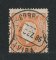 1870/6 - Afinsa nº 42i. D. Luís I, fita direita. Selo de 80 reis usado. Papel porcelana, denteado 12 1/2. Carimbo de Tavira. Em boas condições.