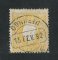 1870/6 - Afinsa nº 42i. D. Luís I, fita direita. Selo de 80 reis usado. Papel porcelana, denteado 12 1/2. Em boas condições.