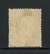 1870/6 - Afinsa nº 42i. D. Luís I, fita direita.Selo de 80 reis usado. Papel porcelana, denteado 12 1/2. Carimbo de Viseu. Denteado irregular.