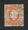 1870/6 - Afinsa nº 42i. D. Luís I, fita direita.Selo de 80 reis usado. Papel porcelana, denteado 12 1/2. Carimbo do Funchal. Pequena transparência.
