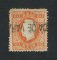 1870/6 - Afinsa nº 42i. D. Luís I, fita direita.Selo de 80 reis usado. Papel porcelana, denteado 12 1/2. Com Carimbo NOMINATIVO de Póvoa de Varzim. Denteado irregular.