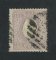 1870/6 - Afinsa nº 43. D. Luis I, fita direita. Selo de 100 reis usado. Papel liso, denteado 12 1/2. Em boas condições.