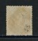 1870/6 - Afinsa nº 44. D. Luis I, fita direita. Selo de 120 reis usado. Papel liso, denteado 12 1/2. Em boas condições.