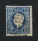 1870/6 - Afinsa nº 44. D. Luis I, fita direita.Selo de 120 reis usado. Papel liso, denteado 12 1/2. Denteado irregular.
