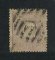 1870/6 - Afinsa nº 46. D. Luis I, fita direita.Selo de 240 reis usado. Papel liso, denteado 12 1/2. Este selo foi redenteado e apresenta uma pequena reparação.