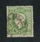 1879/80 - Afinsa nº 49. D. Luis I, fita direita novas cores. Selo de 10 reis usado. VERDE AMARELO. Papel liso, denteado 12 1/2. Em boas condições.