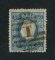 1879/80 - Afinsa nº 50. D. Luis I fita direita, novas cores. Selo de 50 reis usado. AZUL. Papel liso, denteado 12 1/2. Em boas condições.