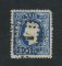 1867/70 - Afinsa nº 34. D. Luís I, fita curva denteado.Selo de 120 reis usado. Canto curto.