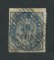 1883 - Afinsa nº 123b. Nativos com sobretaxa. Tipo II. Selo de 4 1/2r/40r usado. AZUL ESCURO. Papel espesso. Com CERTIFICADO DE PERITAGEM. Em boas condições.