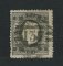 1870/6 - Afinsa nº 36. D. Luis I, fita direita. Selo de 5 reis usado. Papel liso, denteado 12 1/2. Carimbo nº 137 - Guarda (2ª Reforma). Em boas condições.