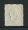 1870/6 - Afinsa nº 37C. D. Luis I, fita direita. Selo de 10 reis NOVO SEM GOMA. Papel liso, denteado 13 1/2. Tem um canto curto.